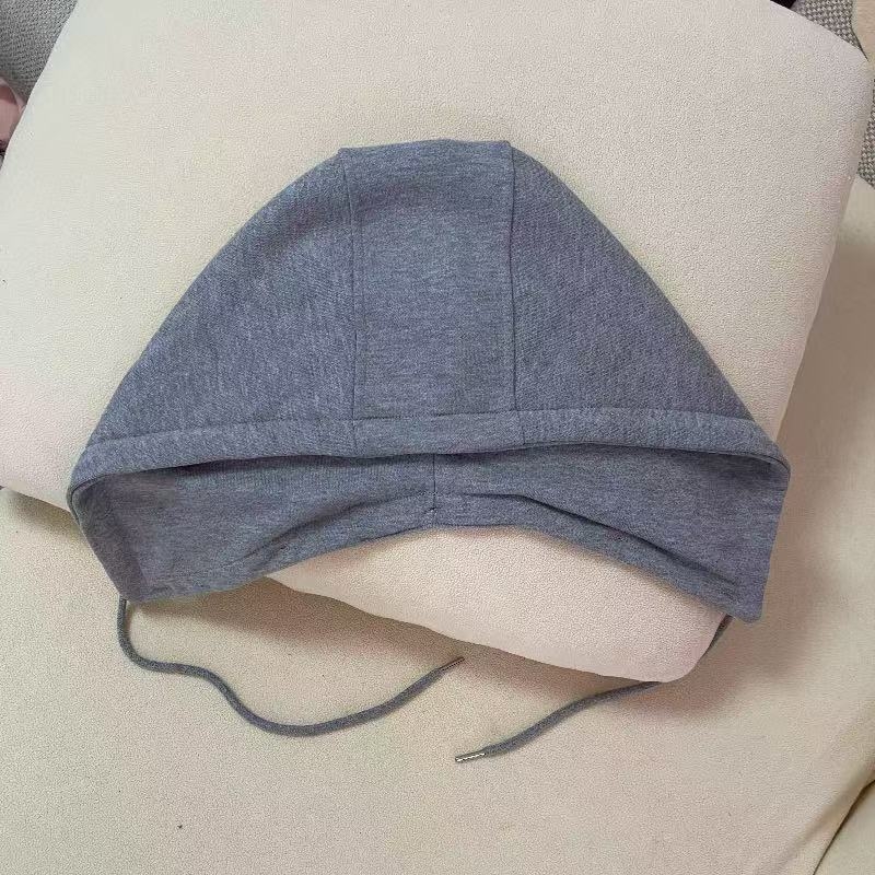 Kapucnis dzseki levehető elől, egyszínű pamut, kevert bélés, lazább stílus, tavasz 2025, felnőttek