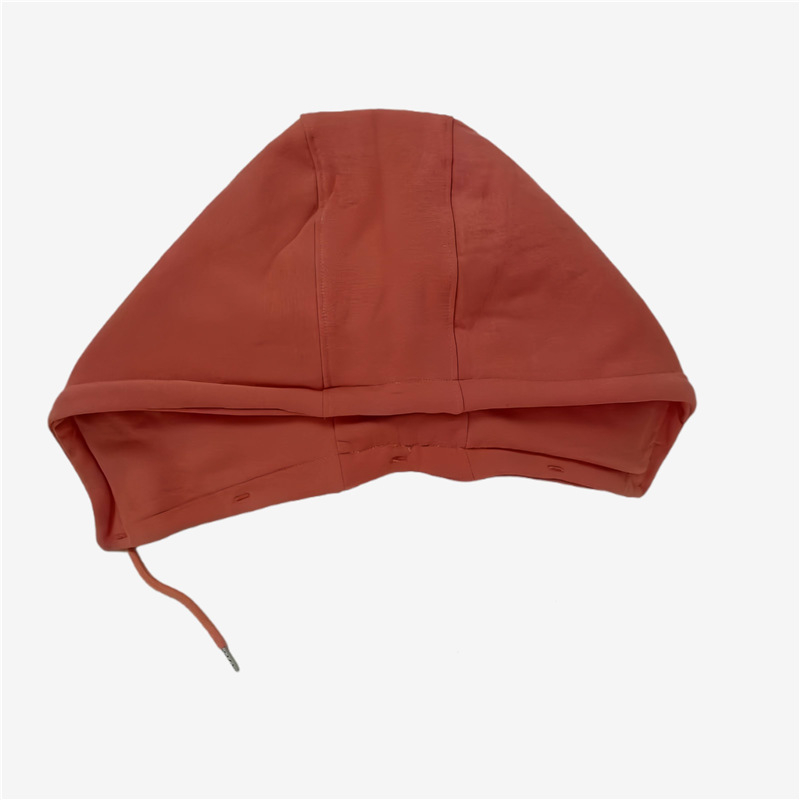 Kapucnis dzseki levehető elől, egyszínű pamut, kevert bélés, lazább stílus, tavasz 2025, felnőttek