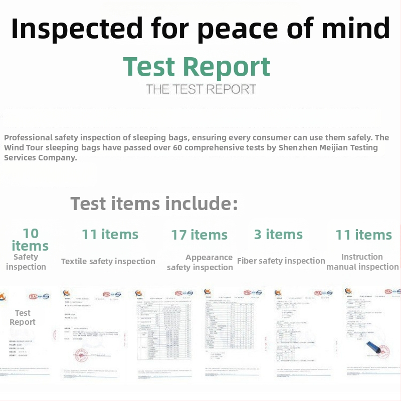 Σάκος ύπνου για ενήλικες με γέμισμα από κενό βαμβάκι (βάρος 1,0–2,3 kg)