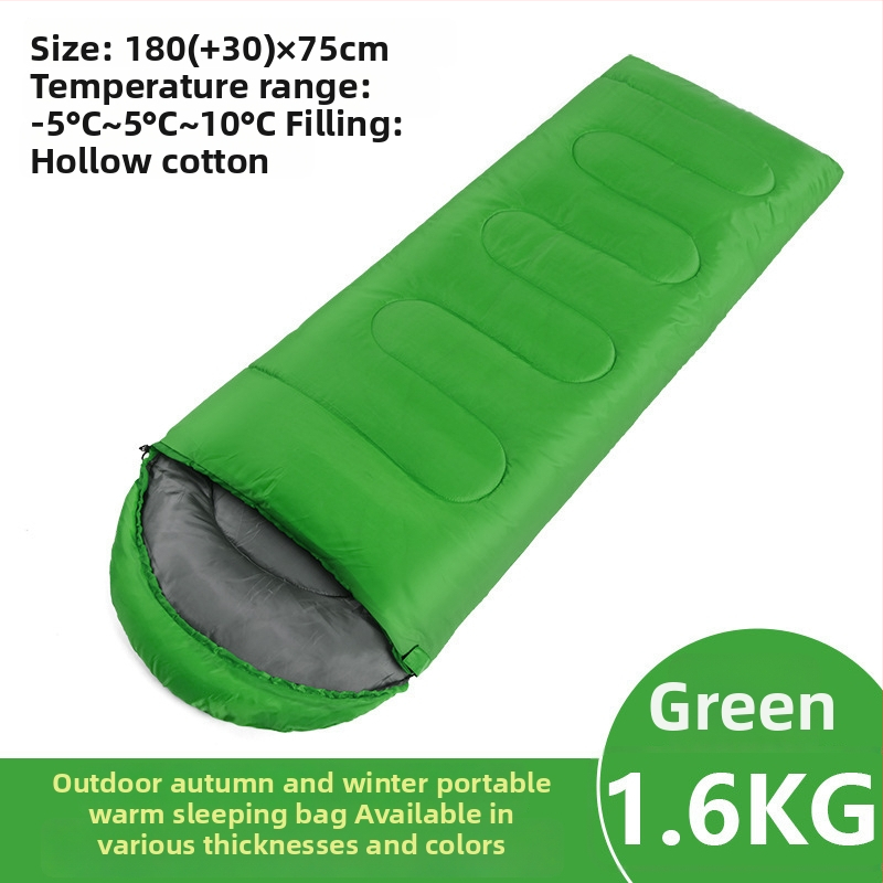 Σάκος ύπνου για ενήλικες με γέμισμα από κενό βαμβάκι (βάρος 1,0–2,3 kg)