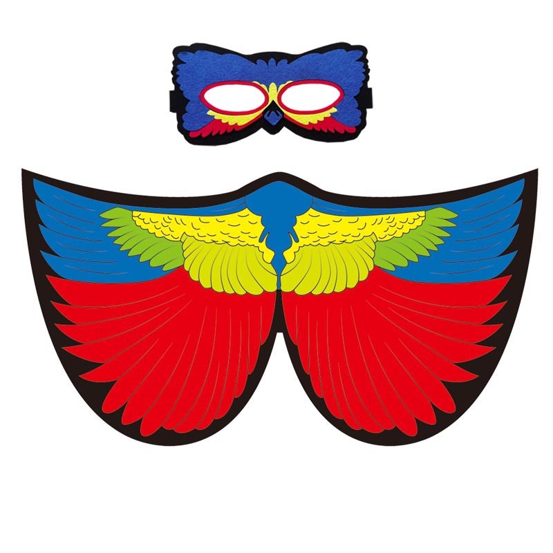 Partytree Detský scénický kostým: plášť s krídlami motýľa, víla a anjela, neutrálne pohlavie, zmes chemických vlákien, leto 2022, vhodné pre deti do 17 rokov