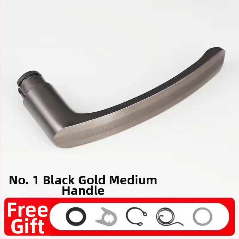 Kľučka na dvere do spálne s protikrádežnou zámkou, model 1, moderný minimalistický štýl, s príslušenstvom