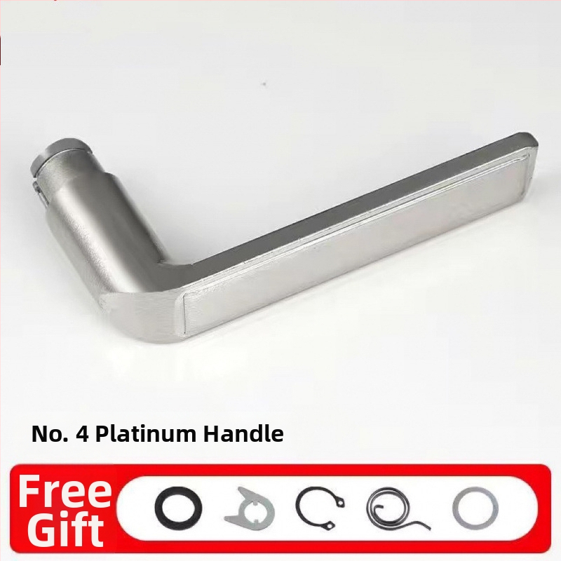 Kľučka na dvere do spálne s protikrádežnou zámkou, model 1, moderný minimalistický štýl, s príslušenstvom