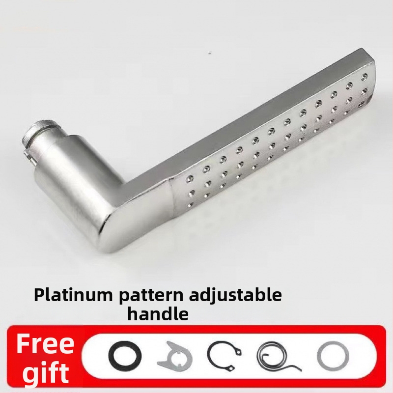 Kľučka na dvere do spálne s protikrádežnou zámkou, model 1, moderný minimalistický štýl, s príslušenstvom