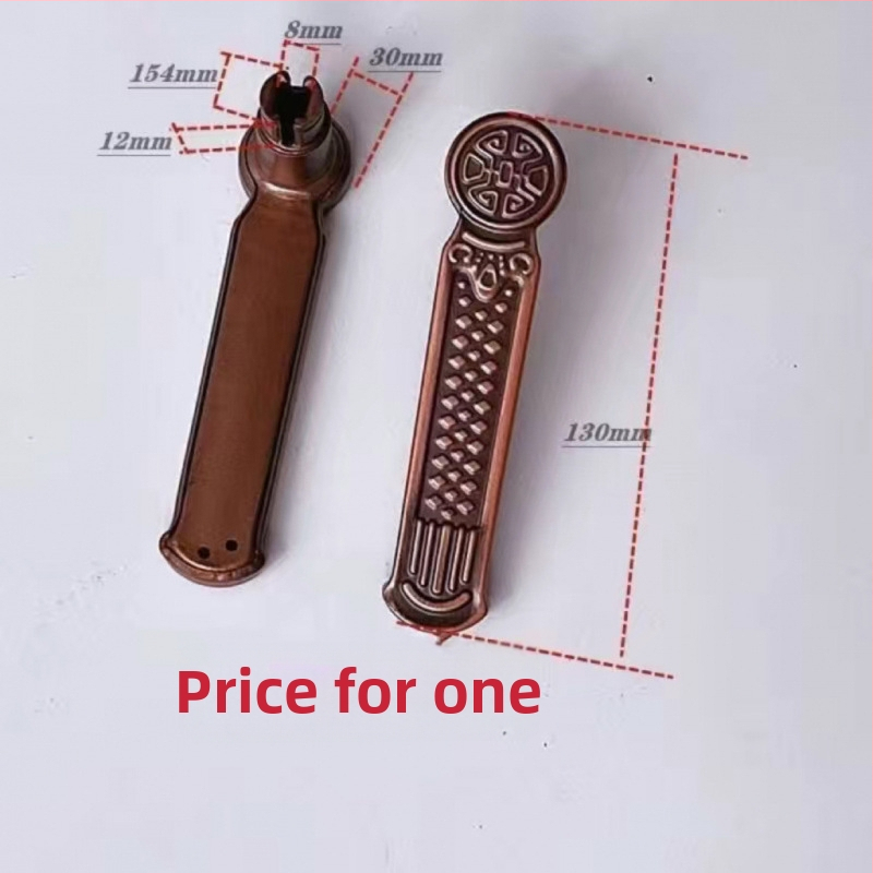 Kľučka na dvere do spálne s protikrádežnou zámkou, model 1, moderný minimalistický štýl, s príslušenstvom