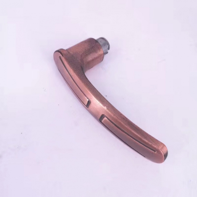 Kľučka na dvere do spálne s protikrádežnou zámkou, model 1, moderný minimalistický štýl, s príslušenstvom