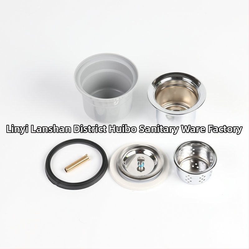 Sada odtokových potrubí pre drez z nehrdzavejúcej ocele so systémom proti zápachu, model 042, hmotnosť 200 g