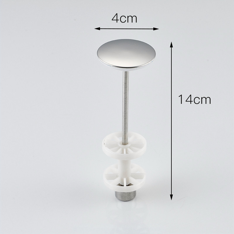 Automatická zátka k umývadlu, tvar S, bounce typ, materiál plast a nerezová oceľ, model DR, značka Xuan oh
