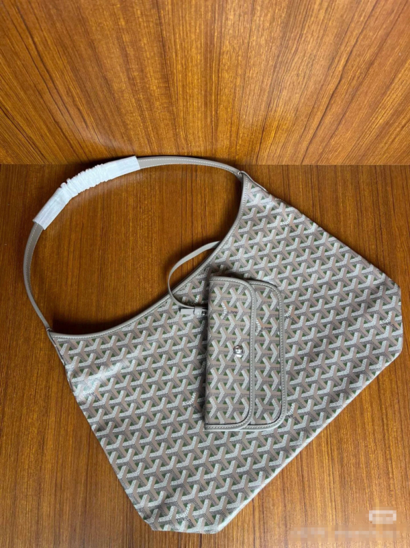 Τσάντα ώμου Χόμπο από PU, οριζόντια τετράγωνη μορφή, αστικός μινιμαλισμός, φερμουάρ, επένδυση από κανβά