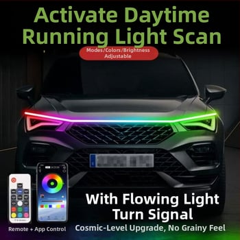 Lumini de zi pentru capotă universale | Model: Universal hood daytime running lights; Compatibilitate: Universal; Potrivire: fabrică originală; Brand: Not yingman