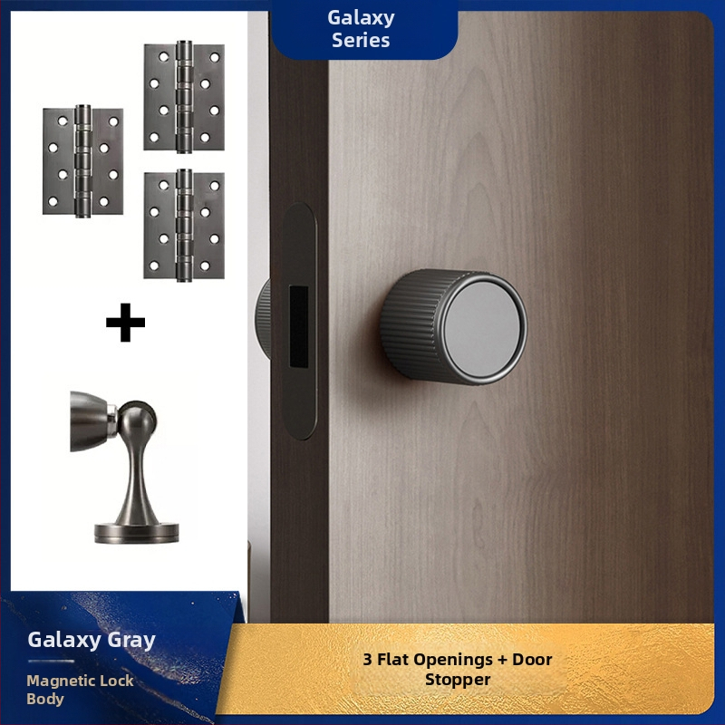 Zámok na rukoväť s integrovanou rukoväťou, zliatina zinku, model 5831, moderný minimalistický dizajn pre vnútorné dvere