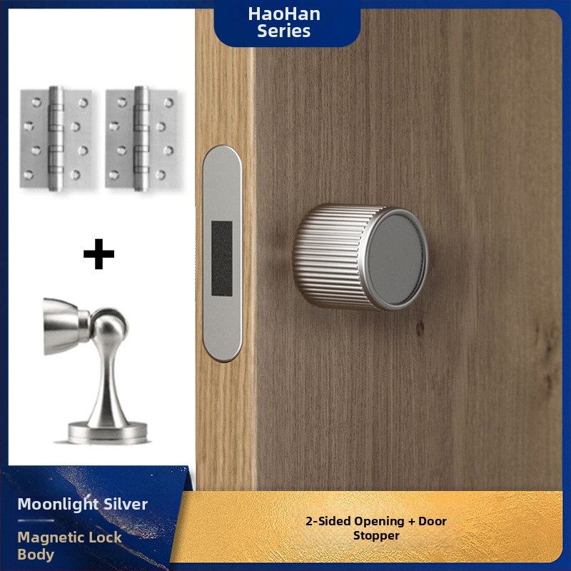 Zámok na rukoväť s integrovanou rukoväťou, zliatina zinku, model 5831, moderný minimalistický dizajn pre vnútorné dvere