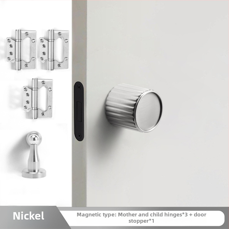 Zámok na rukoväť s integrovanou rukoväťou, zliatina zinku, model 5831, moderný minimalistický dizajn pre vnútorné dvere