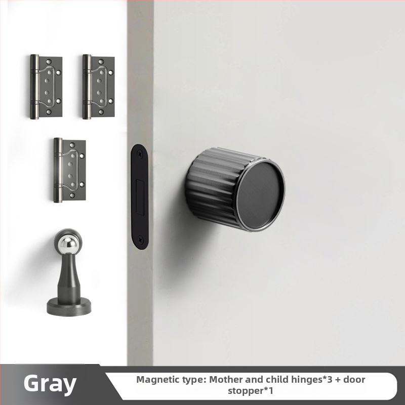 Zámok na rukoväť s integrovanou rukoväťou, zliatina zinku, model 5831, moderný minimalistický dizajn pre vnútorné dvere