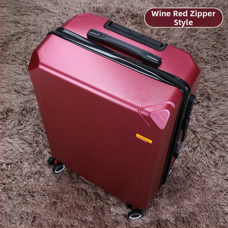 Τροχήλατη βαλίτσα ταξιδιού με USB θύρα και αντικλοπή, αποσπώμενοι τροχοί, άνοιγμα με αλουμινένιο πλαίσιο, λουκέτο, βάρος 2,5 kg