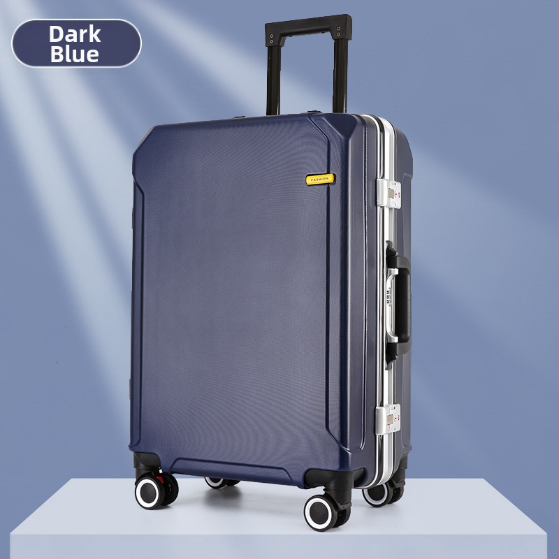 Τροχήλατη βαλίτσα ταξιδιού με USB θύρα και αντικλοπή, αποσπώμενοι τροχοί, άνοιγμα με αλουμινένιο πλαίσιο, λουκέτο, βάρος 2,5 kg