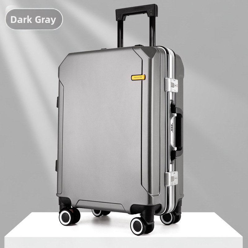 Τροχήλατη βαλίτσα ταξιδιού με USB θύρα και αντικλοπή, αποσπώμενοι τροχοί, άνοιγμα με αλουμινένιο πλαίσιο, λουκέτο, βάρος 2,5 kg
