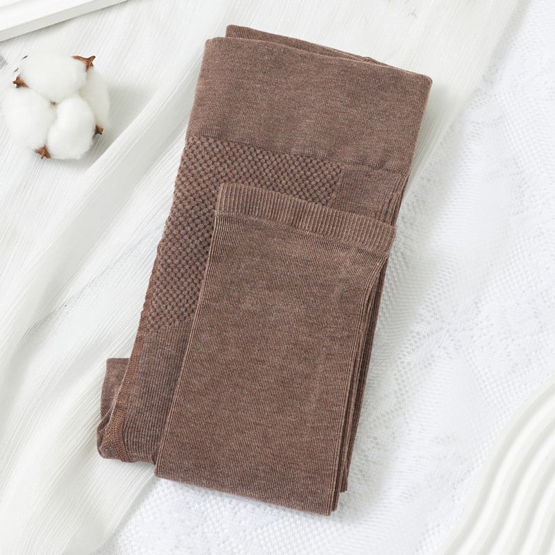 Γυναικείες ελαστικές leggings φθινοπωρίου με ψηλή μέση, αναπνεύσιμη Spandex ανάμιξη, μήκος 9/10, μεσαίο πάχος, χαλαρή εφαρμογή