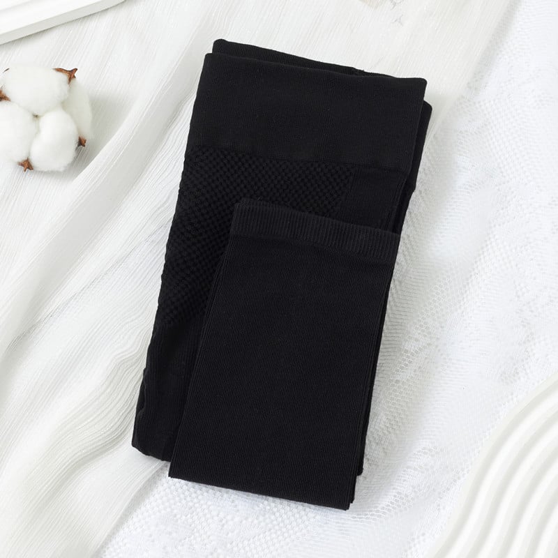 Γυναικείες ελαστικές leggings φθινοπωρίου με ψηλή μέση, αναπνεύσιμη Spandex ανάμιξη, μήκος 9/10, μεσαίο πάχος, χαλαρή εφαρμογή