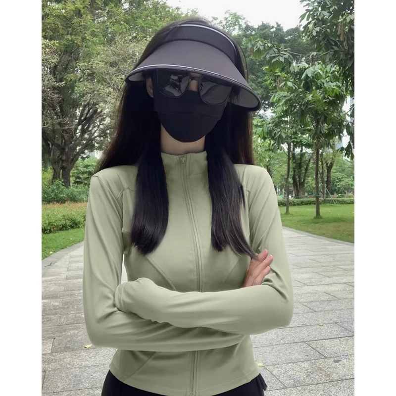 Dámsky UV ochranný kardigan, štíhla silueta, krátka bunda, polyester, rýchloschnúci, UPF50+