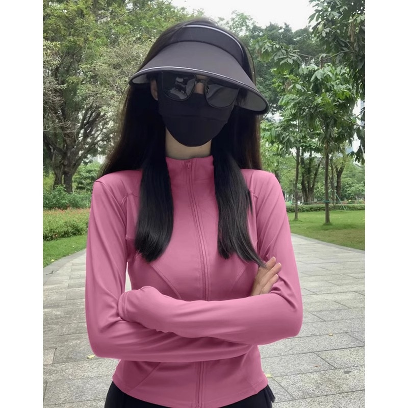 Dámsky UV ochranný kardigan, štíhla silueta, krátka bunda, polyester, rýchloschnúci, UPF50+