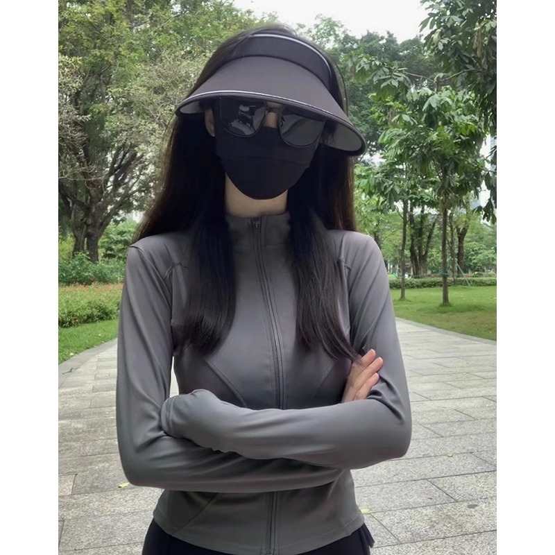 Dámsky UV ochranný kardigan, štíhla silueta, krátka bunda, polyester, rýchloschnúci, UPF50+