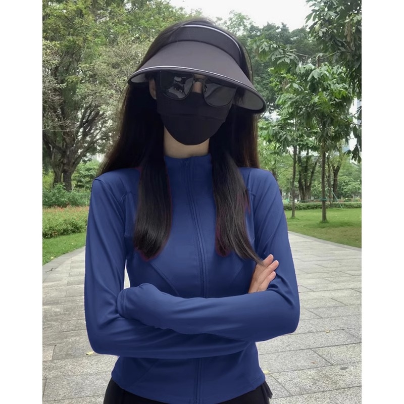 Dámsky UV ochranný kardigan, štíhla silueta, krátka bunda, polyester, rýchloschnúci, UPF50+