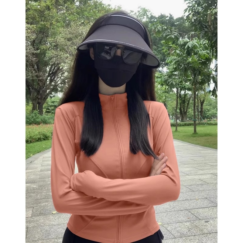 Dámsky UV ochranný kardigan, štíhla silueta, krátka bunda, polyester, rýchloschnúci, UPF50+