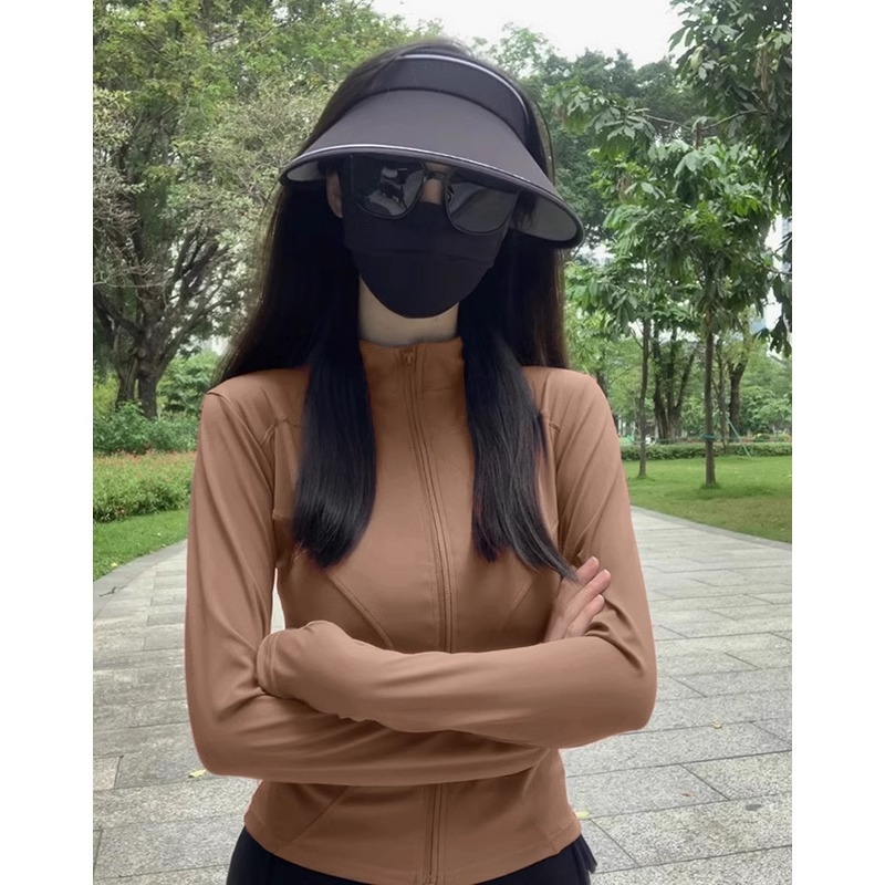 Dámsky UV ochranný kardigan, štíhla silueta, krátka bunda, polyester, rýchloschnúci, UPF50+