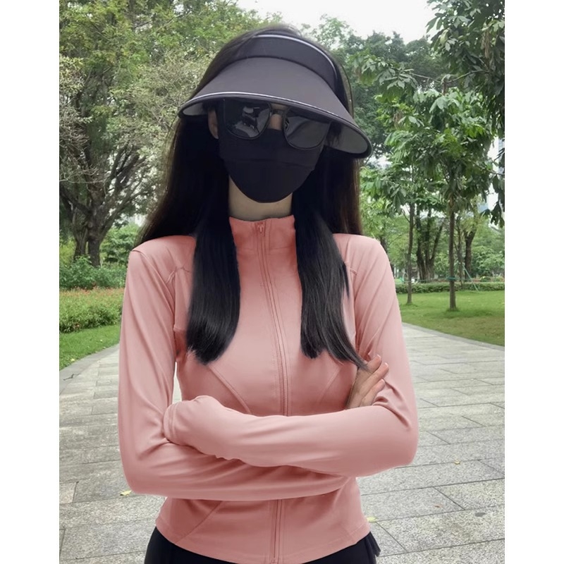 Dámsky UV ochranný kardigan, štíhla silueta, krátka bunda, polyester, rýchloschnúci, UPF50+