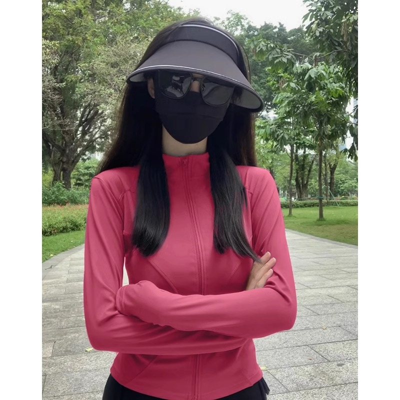 Dámsky UV ochranný kardigan, štíhla silueta, krátka bunda, polyester, rýchloschnúci, UPF50+