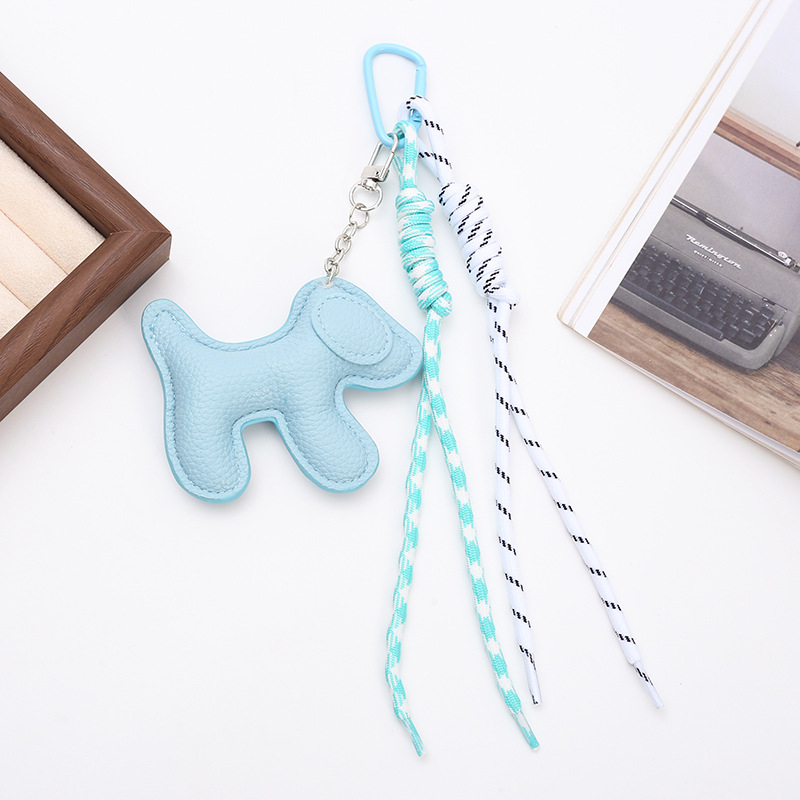 PU κρεμαστό για τσάντα με σχέδιο Ντάχσουντ, αρκούδα και μικρά ζώα, γλυκό και δροσερό στυλ, ημιχειρωνακτική επεξεργασία, Rouheng