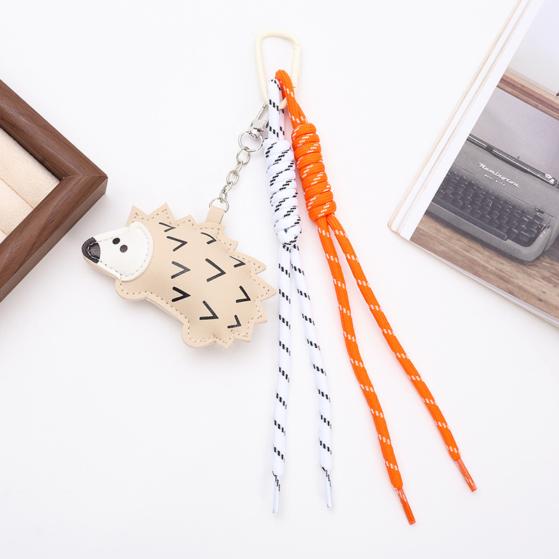 PU κρεμαστό για τσάντα με σχέδιο Ντάχσουντ, αρκούδα και μικρά ζώα, γλυκό και δροσερό στυλ, ημιχειρωνακτική επεξεργασία, Rouheng