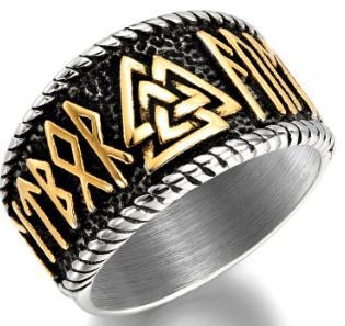 Rozsdamentes acél gyűrű levél alakú formával, köves díszítéssel, uniszex divat ékszer