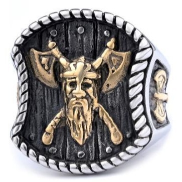 Rozsdamentes acél gyűrű levél alakú formával, köves díszítéssel, uniszex divat ékszer