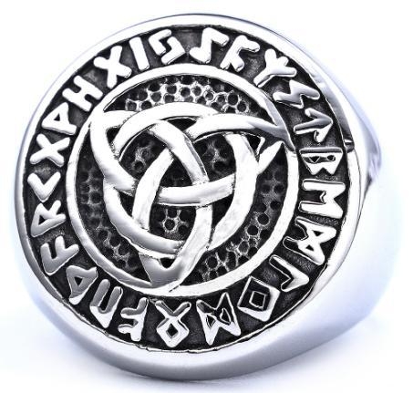 Rozsdamentes acél gyűrű levél alakú formával, köves díszítéssel, uniszex divat ékszer