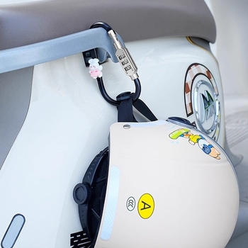 Замок за каска за електрически велосипеди и мотори - анти-крадба, фиксираща закачалка (Brand: Kepu; Style: Modern simplicity)