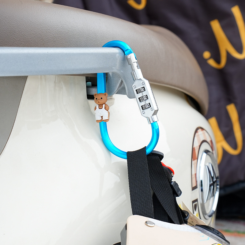 Замок за каска за електрически велосипеди и мотори - анти-крадба, фиксираща закачалка (Brand: Kepu; Style: Modern simplicity)