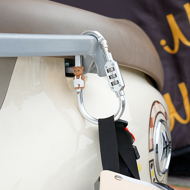 Замок за каска за електрически велосипеди и мотори - анти-крадба, фиксираща закачалка (Brand: Kepu; Style: Modern simplicity)