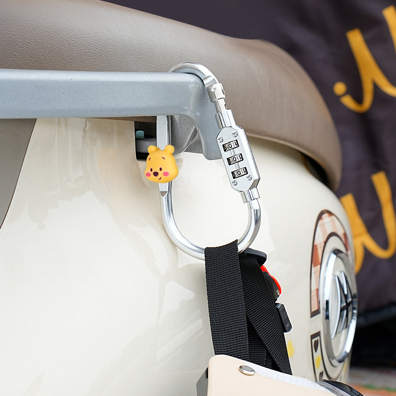 Замок за каска за електрически велосипеди и мотори - анти-крадба, фиксираща закачалка (Brand: Kepu; Style: Modern simplicity)