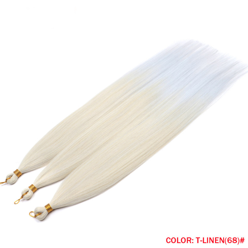 Perucă Rebecca Exotic, păr drept, fibră rezistentă la temperatură, set 3 bucăți, modă