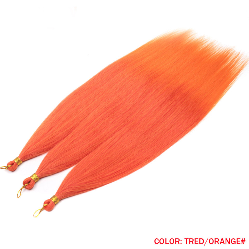 Perucă Rebecca Exotic, păr drept, fibră rezistentă la temperatură, set 3 bucăți, modă