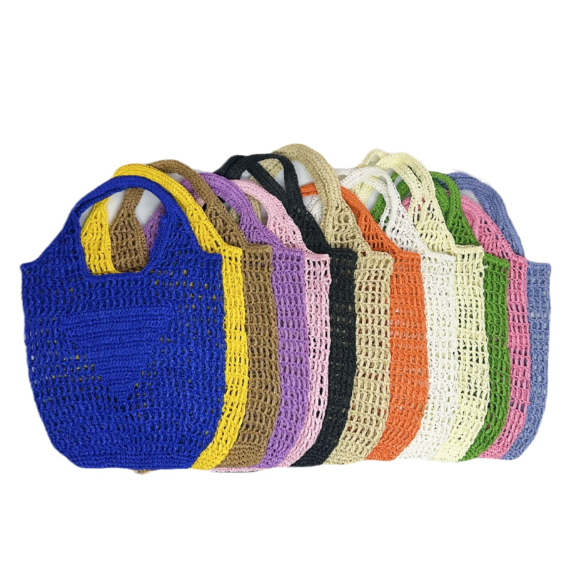 Geantă tote din hârtie, stil urban simplu, formă vertical pătrată, buzunar deschis, fără căptușeală