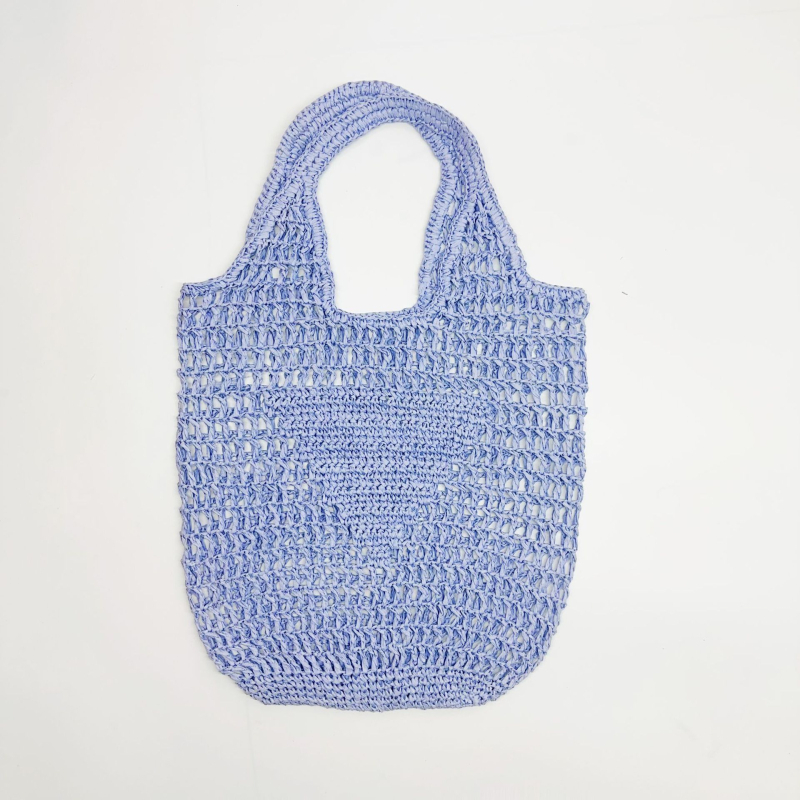 Geantă tote din hârtie, stil urban simplu, formă vertical pătrată, buzunar deschis, fără căptușeală