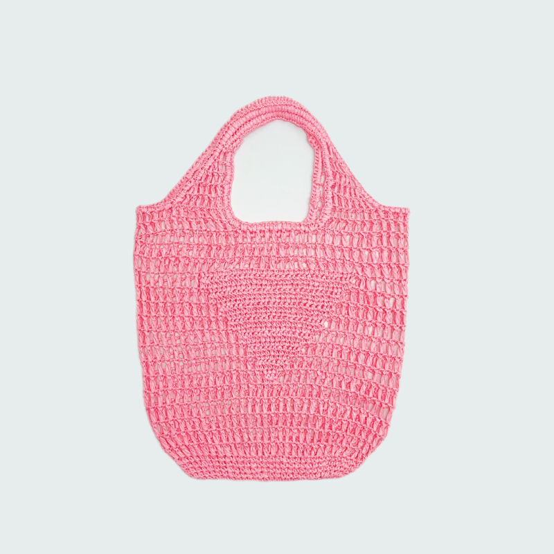 Geantă tote din hârtie, stil urban simplu, formă vertical pătrată, buzunar deschis, fără căptușeală