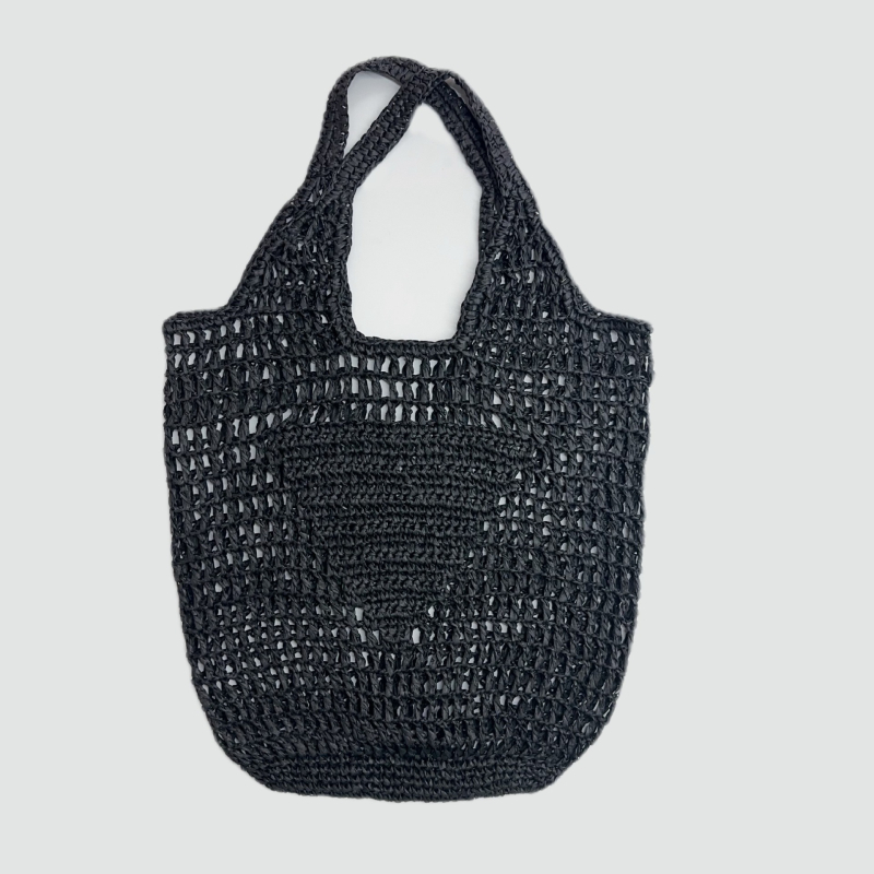 Geantă tote din hârtie, stil urban simplu, formă vertical pătrată, buzunar deschis, fără căptușeală