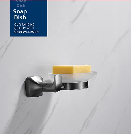 Fali törölközőtartó, 304 rozsdamentes acél, elektroplatált felület, Mu Ku, egyszerű stílus