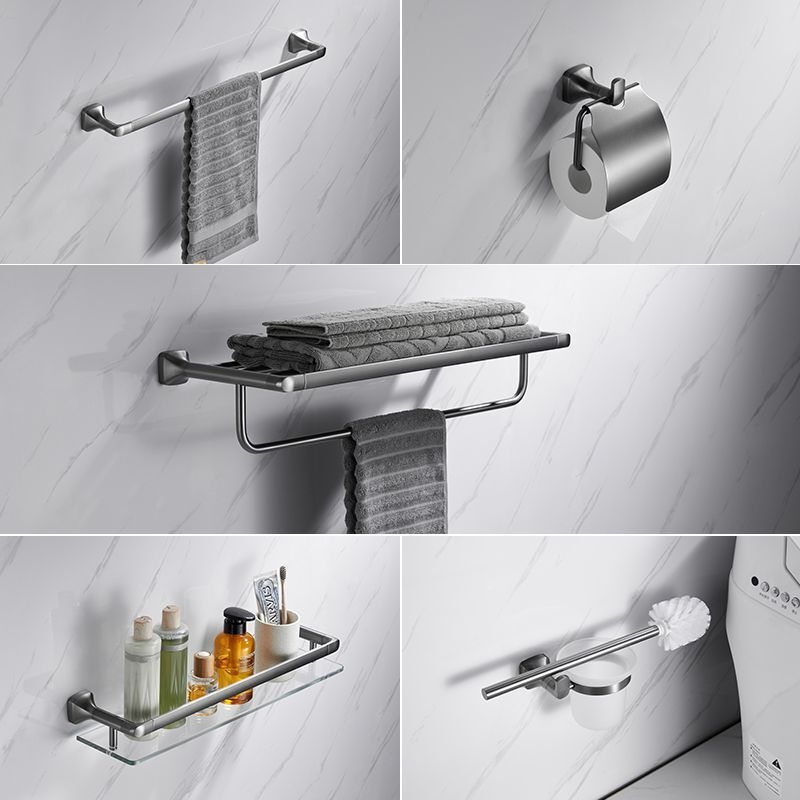 Fali törölközőtartó, 304 rozsdamentes acél, elektroplatált felület, Mu Ku, egyszerű stílus