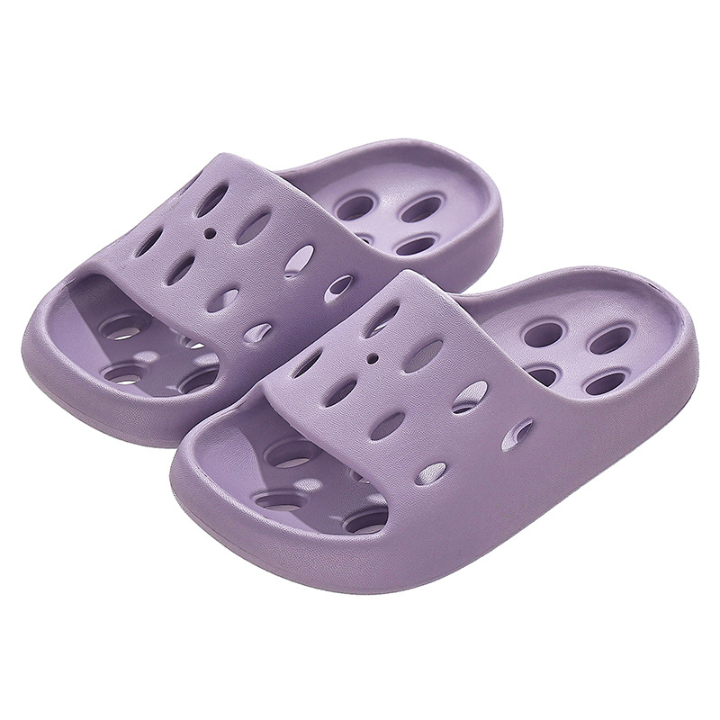 Gyerekek EVA fürdőpapucs – gyorsan száradó, csúszásmentes, szellőző üreges kialakítás, uniszex, szülő-gyerek papucs