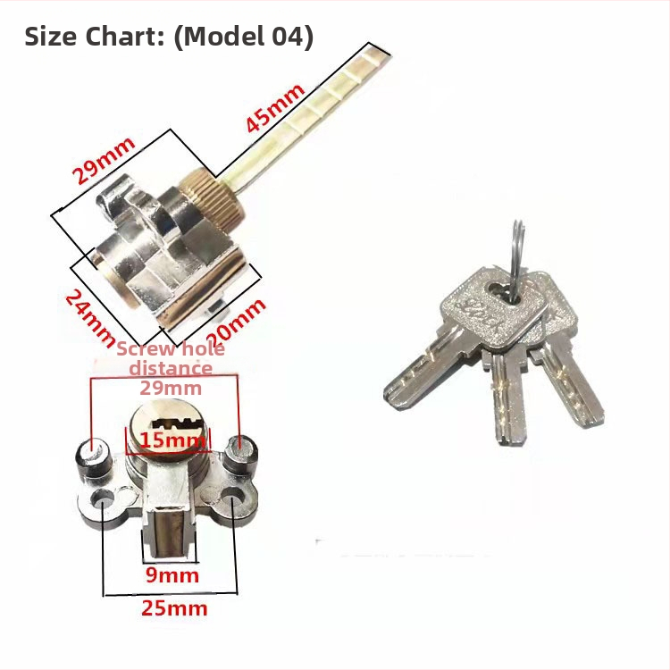 Цилиндър за заключване за интериорни врати, мед/цинк, Ju jia, модерен минималистичен стил